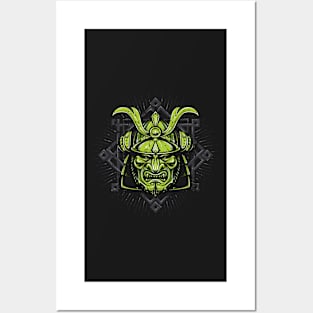 Samurai Mask Posters and Art